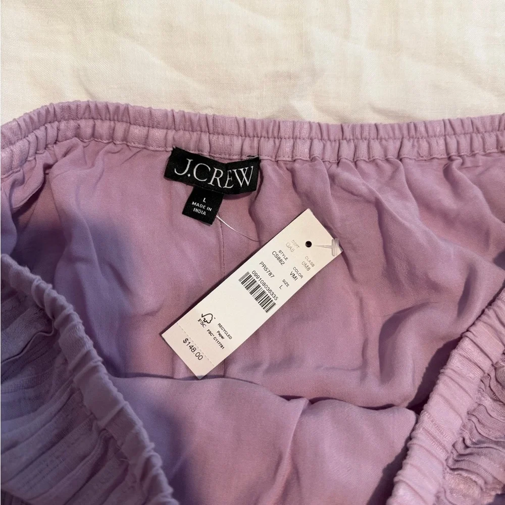 J. Crew midi skirt in embroidered dobby
